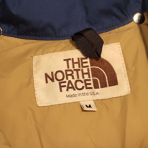 VTG 80s 90s The North Face Goose Down Mens M Medium USA Puffer Jacket - Picture 2 of 11